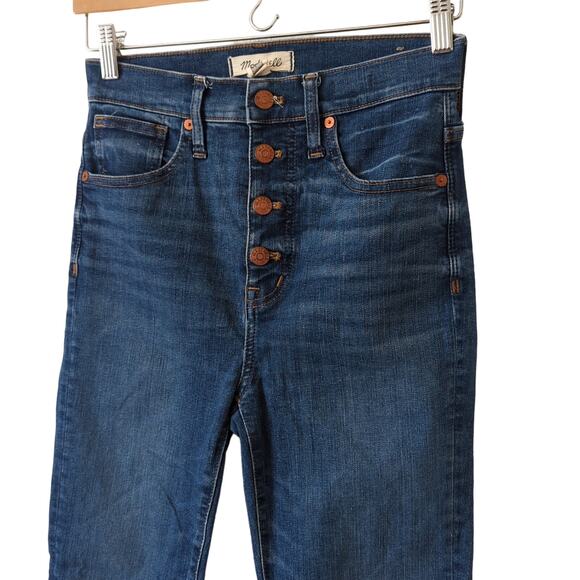 Madewell Jeans Womens 26 High Rise Skinny Exposed Button Fly AA904 - Picture 4 of 7